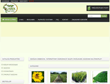 Tablet Screenshot of larixogrody.pl